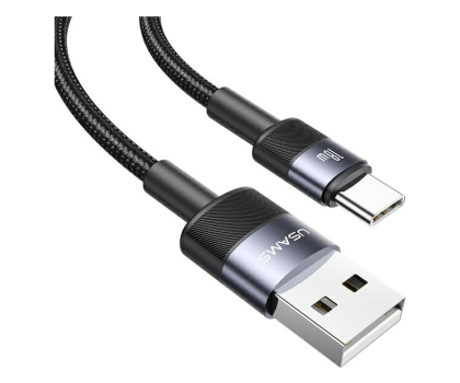 Kabel USAMS Kabel U-Turn USB-C 1m czarny
